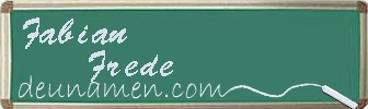 Fabian Frede Visitenkarte